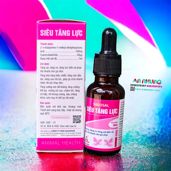 Sagophar Siêu tăng lực 20ml - chai 20ml - Ảnh 4