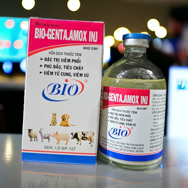BIO GENTA AMOX - 100ml - Lọ 100ml