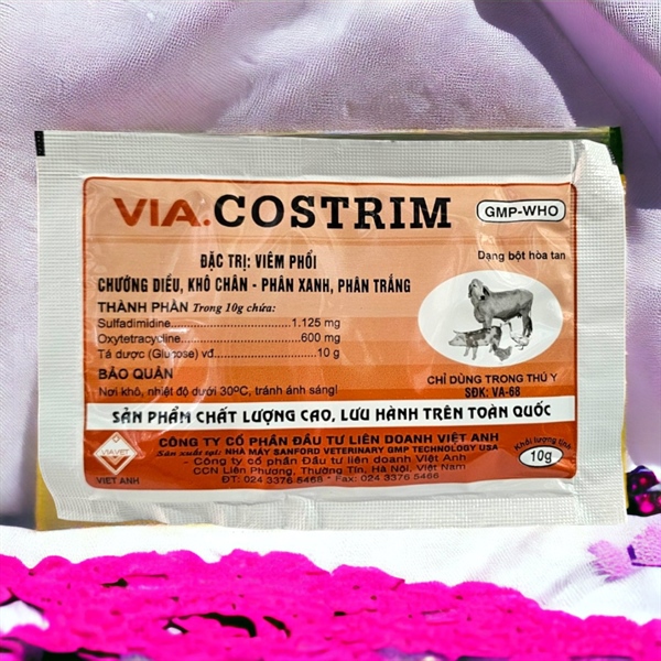 VIAVET Costrim 10gr - Hộp 50 gói - Ảnh 3