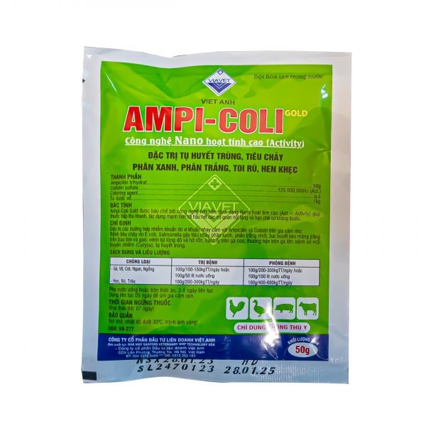 Viavet Ampi Coli (Xanh) 50gr - gói - Ảnh 2
