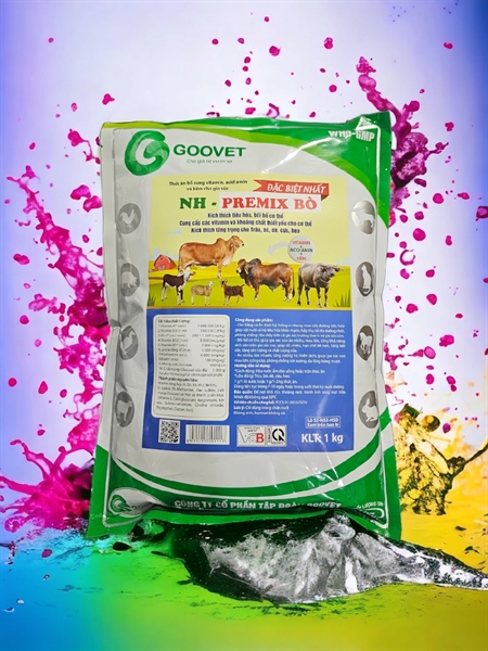 GOOVET PREMIX BÒ 1kg - Gói 1Kg - Ảnh 2
