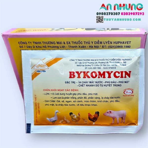 Hufa- Bykomycin 10gr - Hộp 25 gói - Ảnh 4