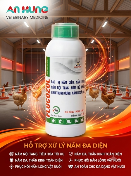 SAGOPHAR FLUCOZOL 25% - 1 LÍT - CHAI - Ảnh 3