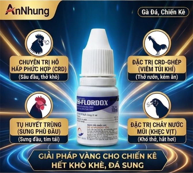 NPD Flordox Oral 10ml - Hen khẹc, Thương hàn, Tụ huyết trùng - Hộp 20 lọ - Ảnh 5