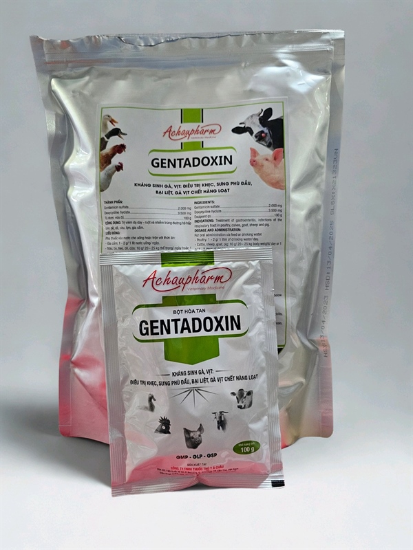 Á CHÂU GENTADOXIN - viêm ruột, viêm phổi, sưng phù đầu - 1Kg (10in1) - Ảnh 4