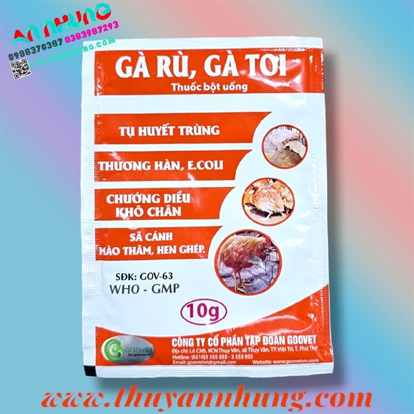Goovet gà rù, gà toi 10gr - Hộp 50 gói - Ảnh 4