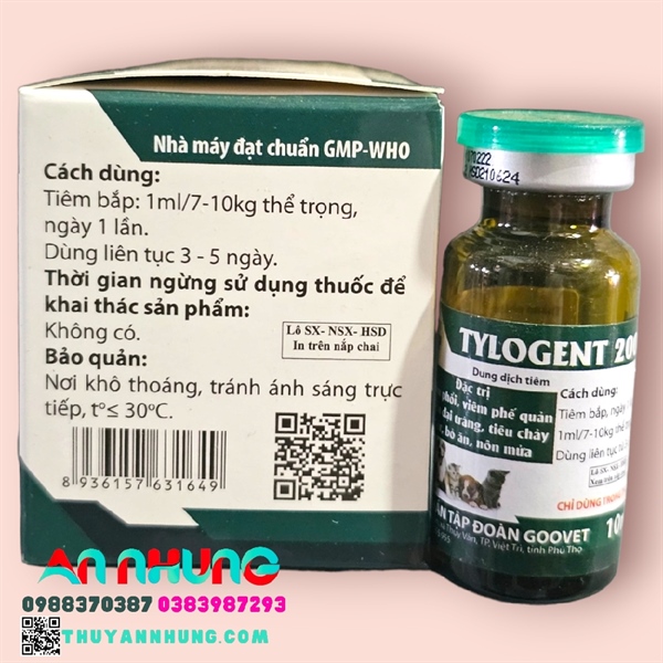 Goovet Tylogent 10ml - Genta Tylo - Hộp 10 lọ - Ảnh 5