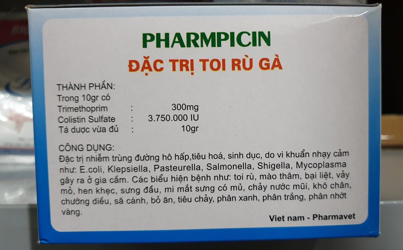 Drich Pharmpicin toi rù 10gr - Hộp 50 gói - Ảnh 2