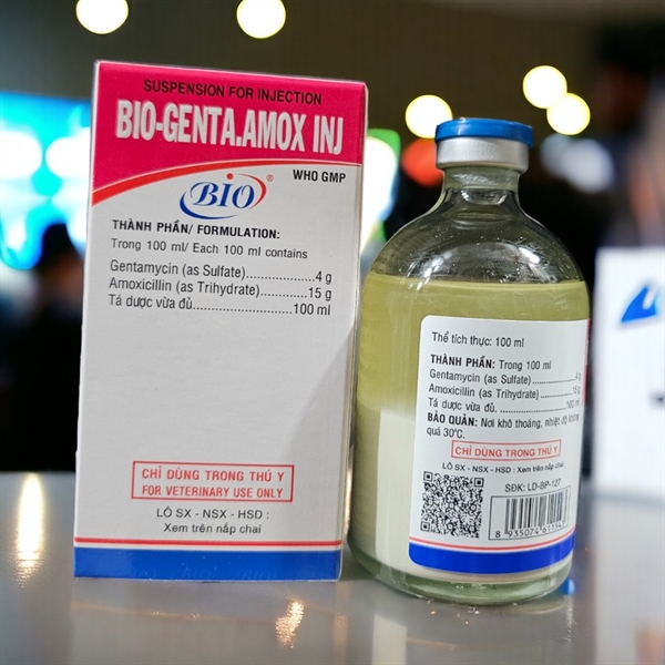 BIO GENTA AMOX - 100ml - Lọ 100ml - Ảnh 4