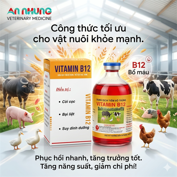 MINH HUY VITAMIN B12 - 100ml - Chai 100 ml