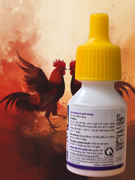Sagophar Timi Genta 10ml - Khò khè, hen khẹc, CRD, ORT, - Lọ 10ml - Ảnh 5