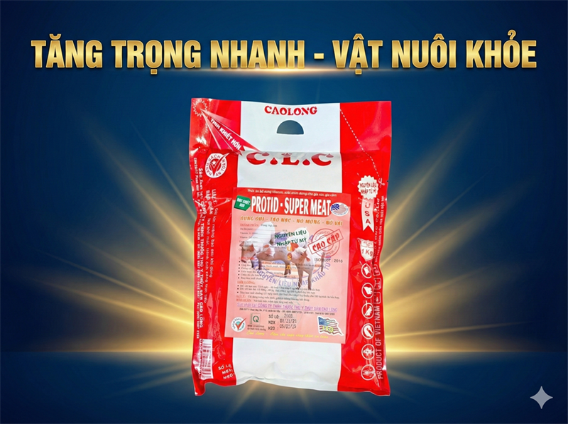 CAO LONG PROTID SUPER MIX 1kg - Gói 1Kg - Ảnh 4