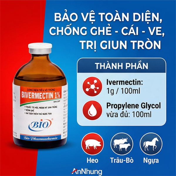 Bivermectin 1% - Chó mèo - Lọ nhỏ 10ml - Ảnh 5