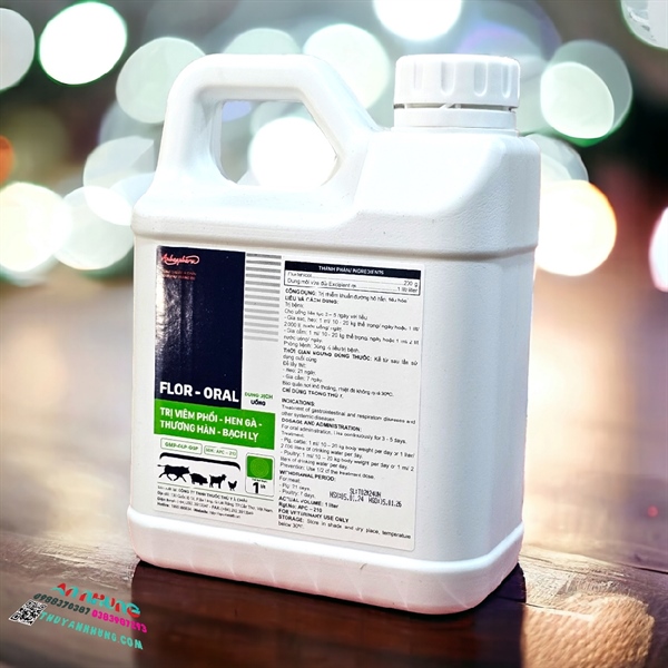 Á CHÂU FLOR 20% Oral 1 lít - Can 1 lít - Ảnh 3
