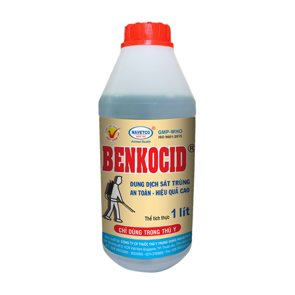 Navetco Benkocid 1 lít - Thuốc sát trùng - Chai 1 lít