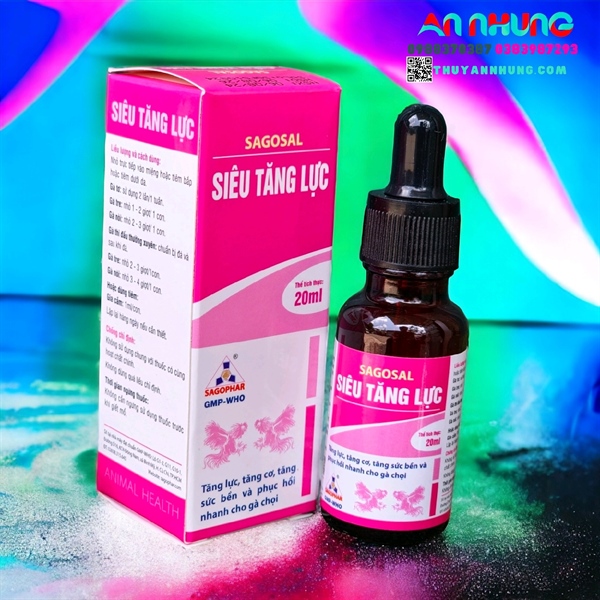 Sagophar Siêu tăng lực 20ml - chai 20ml - Ảnh 2