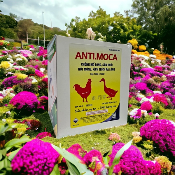 VIAVET Anti Moca 100gr - Cắn mổ, mọc lông - Hộp 10 gói