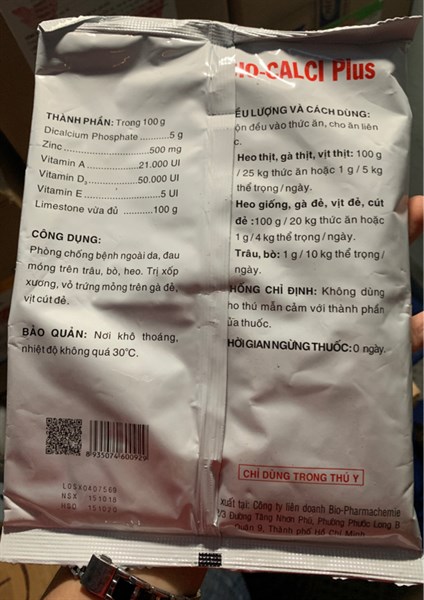 Bio Calci Plus 500gr - Gói - Ảnh 3