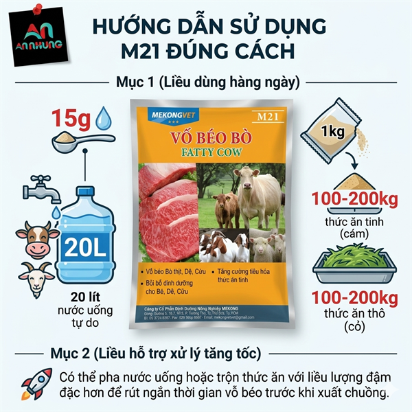 MEKONG M21 VỖ BÉO BÒ 1kg - Gói 1Kg - Ảnh 4