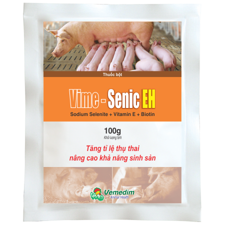 VMD Senic EH 100gr - Mau Lên giống, Selen, kích sữa - Hộp 10 gói - Ảnh 2