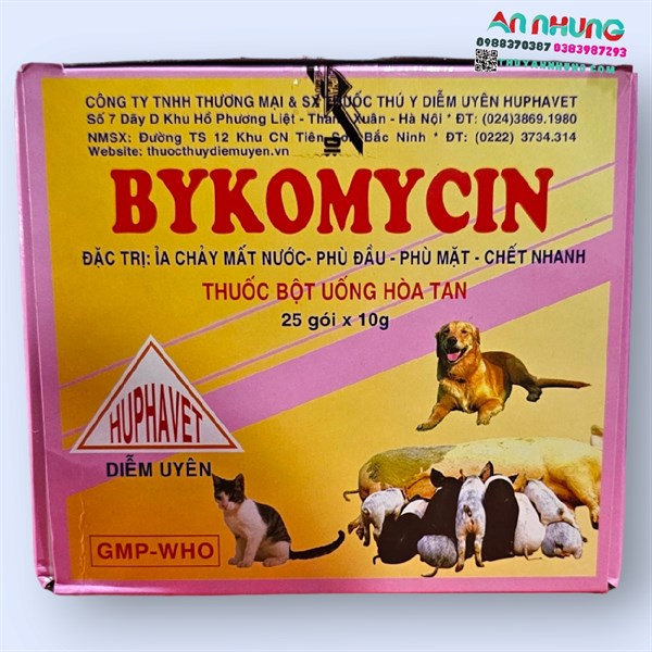 Hufa- Bykomycin 10gr - Hộp 25 gói - Ảnh 2