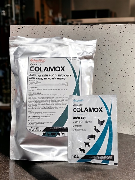 Á CHÂU COLAMOX 1kg - Amox 20% - Gói 10in1 - Ảnh 2