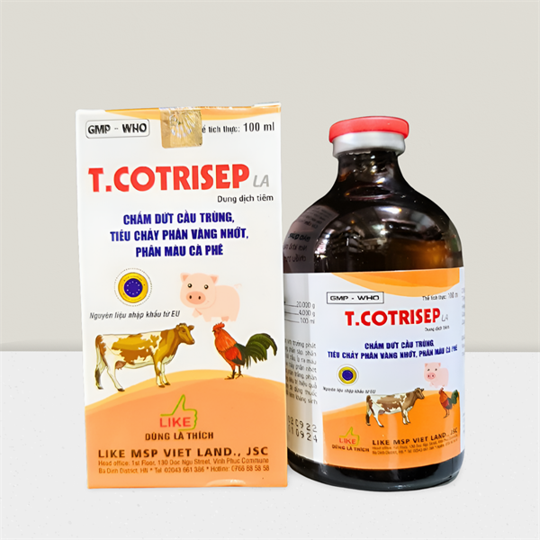 LIKE T. COTRISEP LA ( SulfaTrime) - Chai 100 ml - Ảnh 2