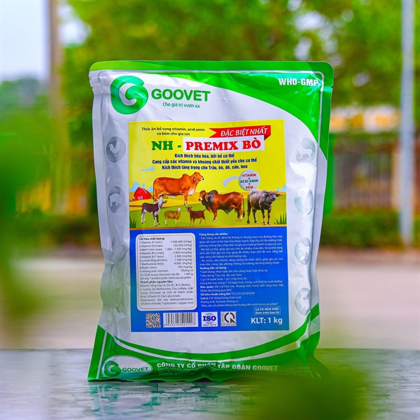 GOOVET PREMIX BÒ 1kg - Gói 1Kg - Ảnh 4