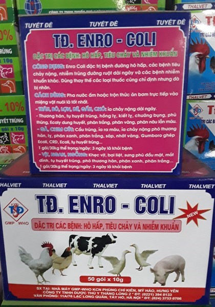 TD Enrocolivit 10gr - Hộp 50 gói - Ảnh 2