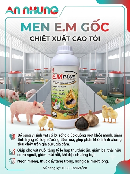 VIBO E.M PLUS - Men vi sinh đường ruột thế hệ mới - 1 lit - Chai 1 Lít - Ảnh 3