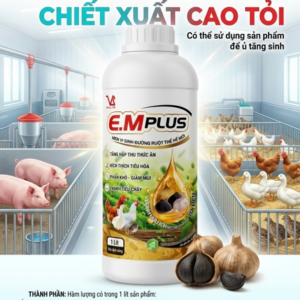 VIBO E.M PLUS - Men vi sinh đường ruột thế hệ mới - 1 lit - Chai 1 Lít