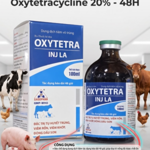 SAGOPHAR OXYTETRA INJ LA 100ML - Chai
