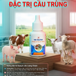 Alternative view of VB TOLTRA (CẦU TRÙNG Heo, Thỏ, Dê, Bò) - CHAI 100ML